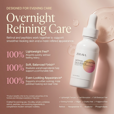 Zervava Retinol and Peptide Face Serum