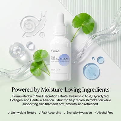 Zervava Snail Mucin Face Serum