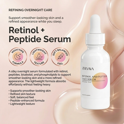 Zervava Retinol and Peptide Face Serum